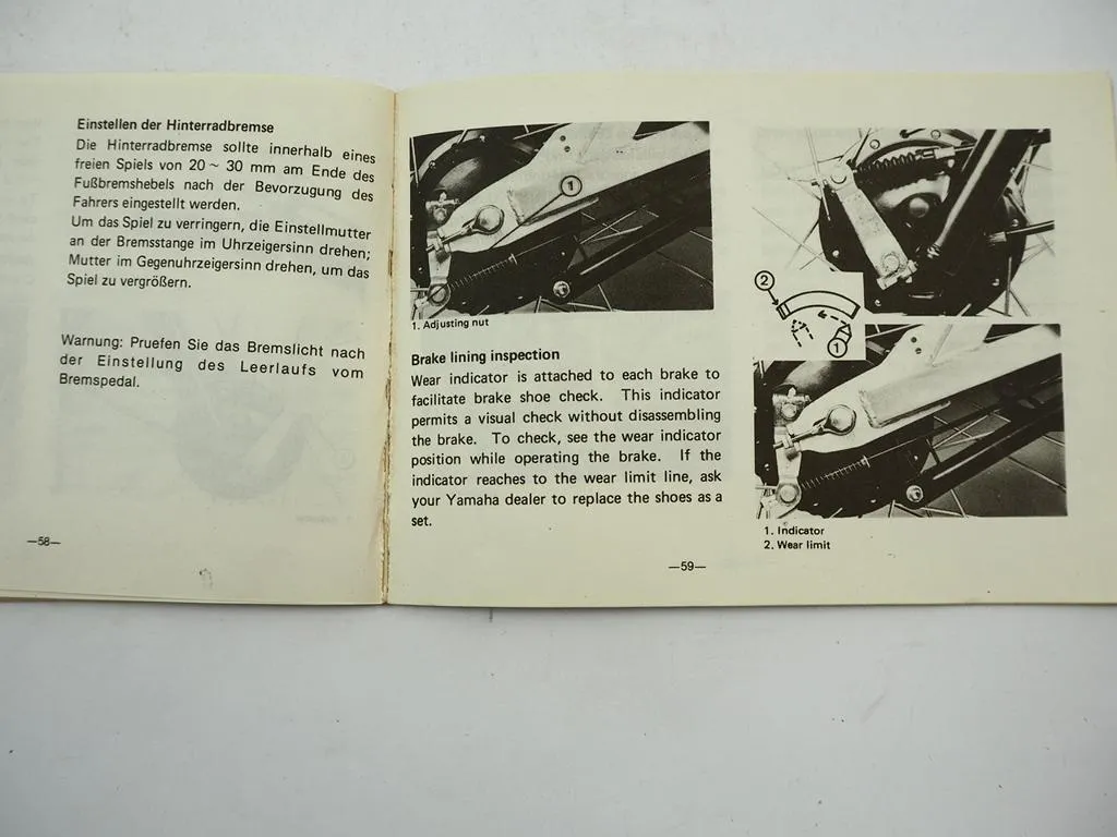 Yamaha DT80 DT80MX II Betriebsanleitung Bedienungsanleitung Owners Manual 1982