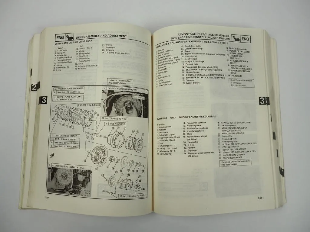 Yamaha FJ1100 ab 1984 Service Manual Werkstatthandbuch 36Y