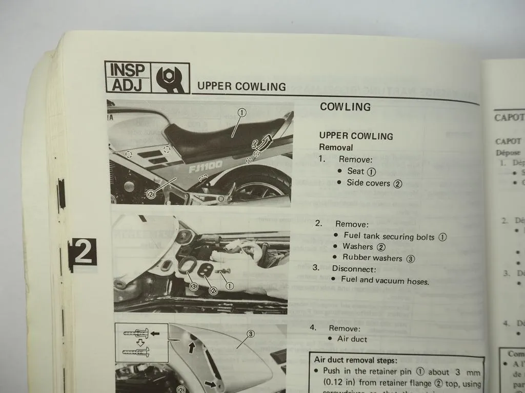Yamaha FJ1100 ab 1984 Service Manual Werkstatthandbuch 36Y