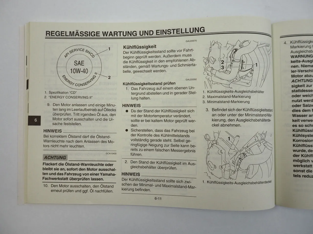Yamaha FZ6 NHG NAHG Fazer Bedienungsanleitung Betriebsanleitung 2008