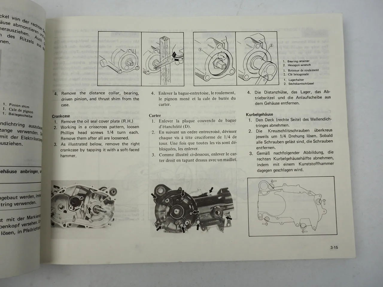 Yamaha SG50 Sting Werkstatthandbuch Reparaturanleitung Wartu Service Manual 1983