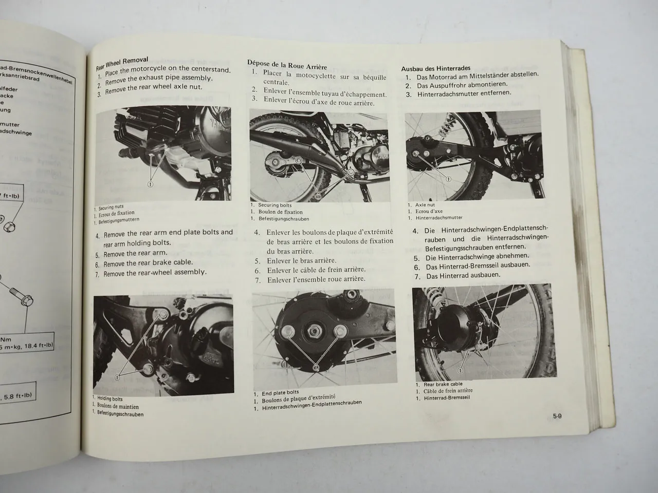 Yamaha SG50 Sting Werkstatthandbuch Reparaturanleitung Wartu Service Manual 1983