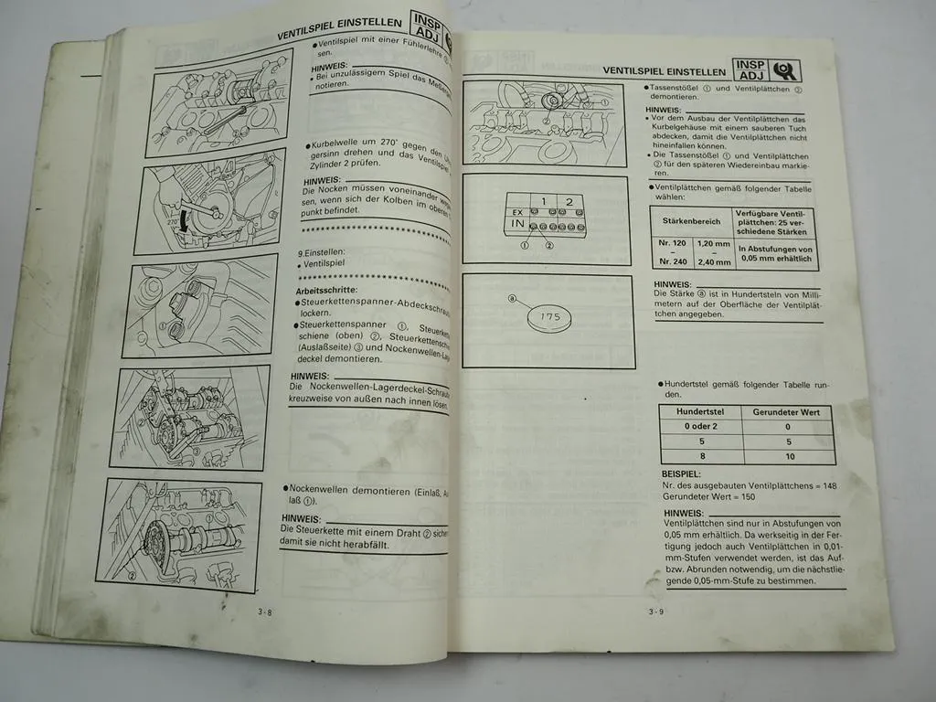 Yamaha TDM850 4TX1 Werkstatthandbuch Rearaturhandbuch Wartungsanleitung 1996