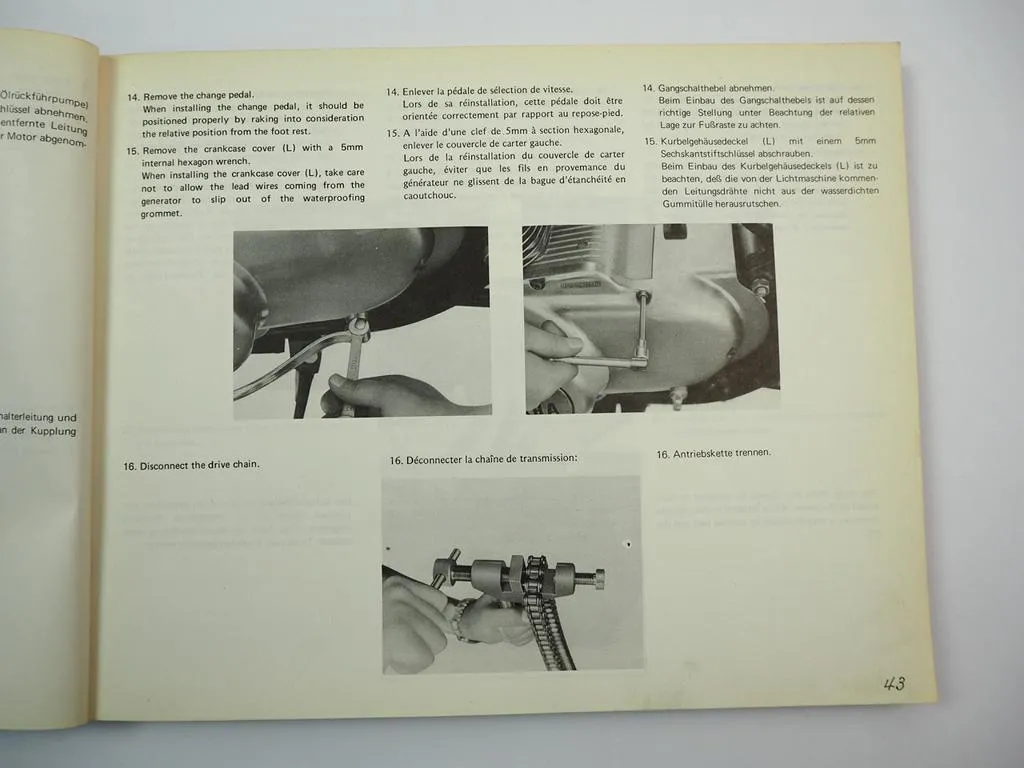 Yamaha TX750 Werkstatthandbuch Reparaturanleitung 1973