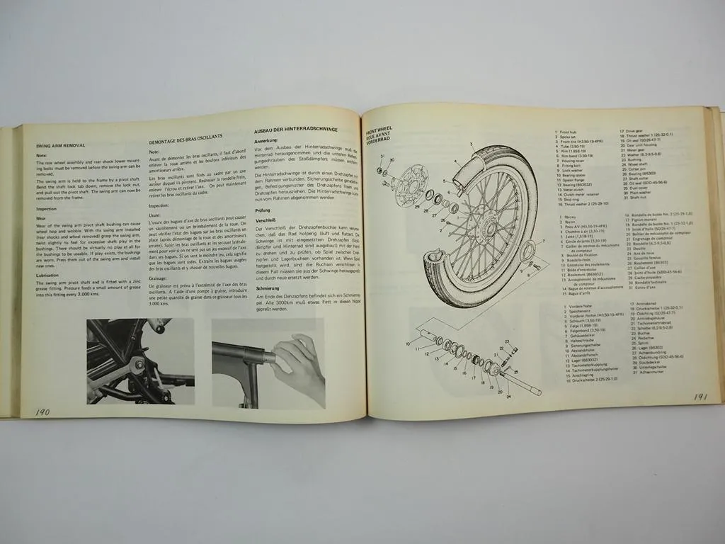 Yamaha TX750 Werkstatthandbuch Reparaturanleitung 1973