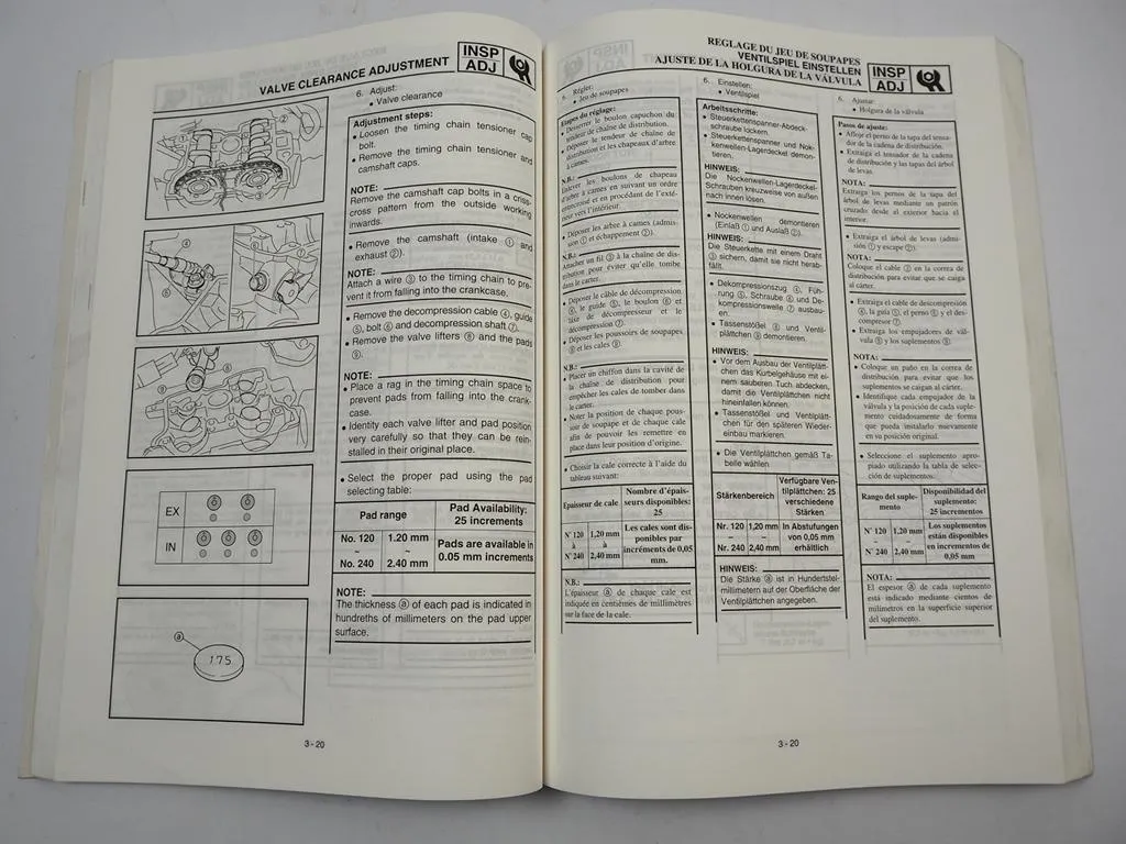 Yamaha WR400F WR400 F (M) 5GS6 Reparaturanleitung Werkstatthandbuch 1999 Wartung
