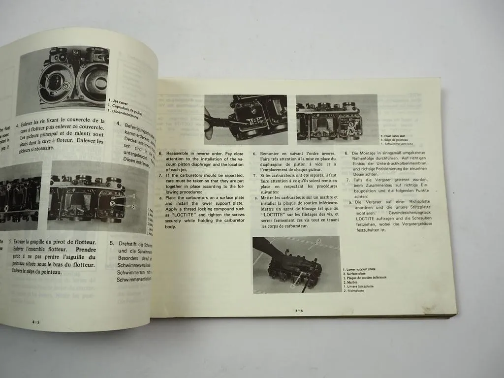 Yamaha XJ 650 4K0 Wartungsanleitung Werkstatthandbuch Reparaturanleitung 1980