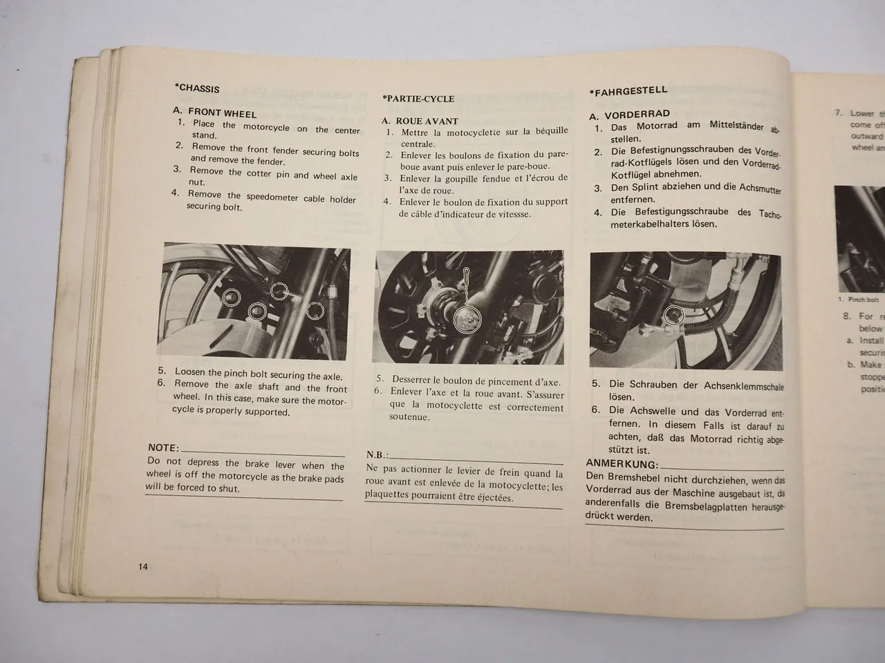 Yamaha XJ750 11M Werkstatthandbuch Ergänzung Service Manual 1981