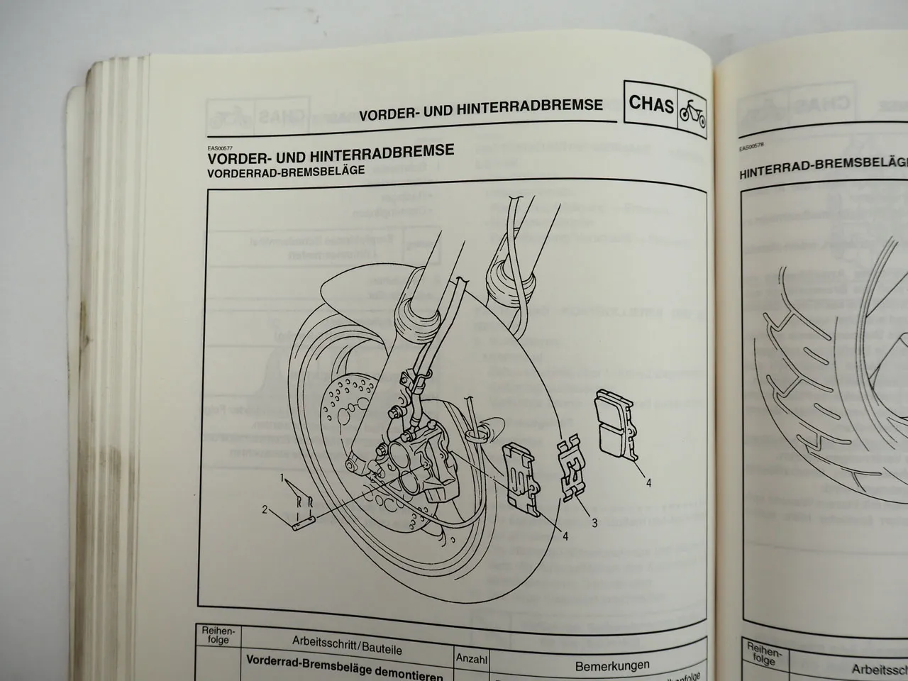 Yamaha XJR 1300 RP02 1999 Werkstatthandbuch Reparaturanleitung Wartungsanleitung
