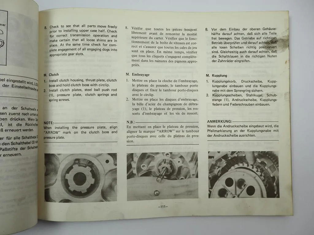 Yamaha XS250 XS360 Werkstatthandbuch Reparaturanleitung ab 1977