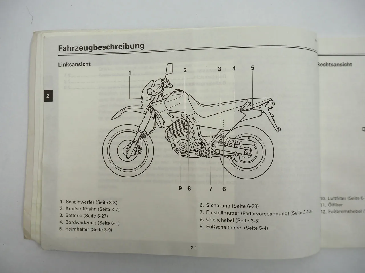Yamaha XT600E 4PT Bedienungsanleitung Betriebsanleitung 1997
