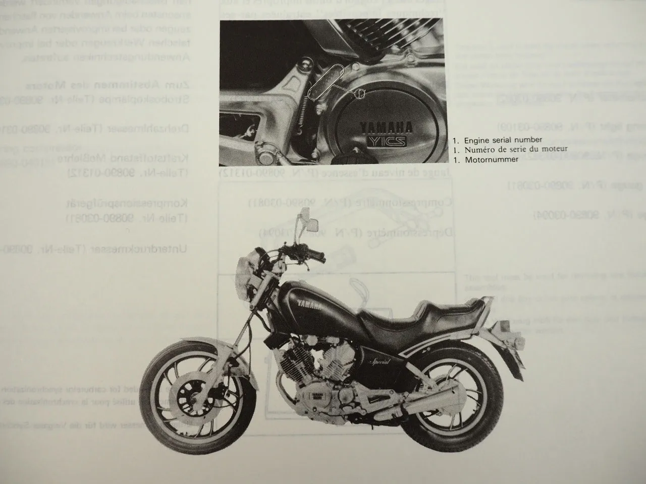 Yamaha XV400 26T XV550 26R Werkstatthandbuch Reparaturanleitung 03/1983