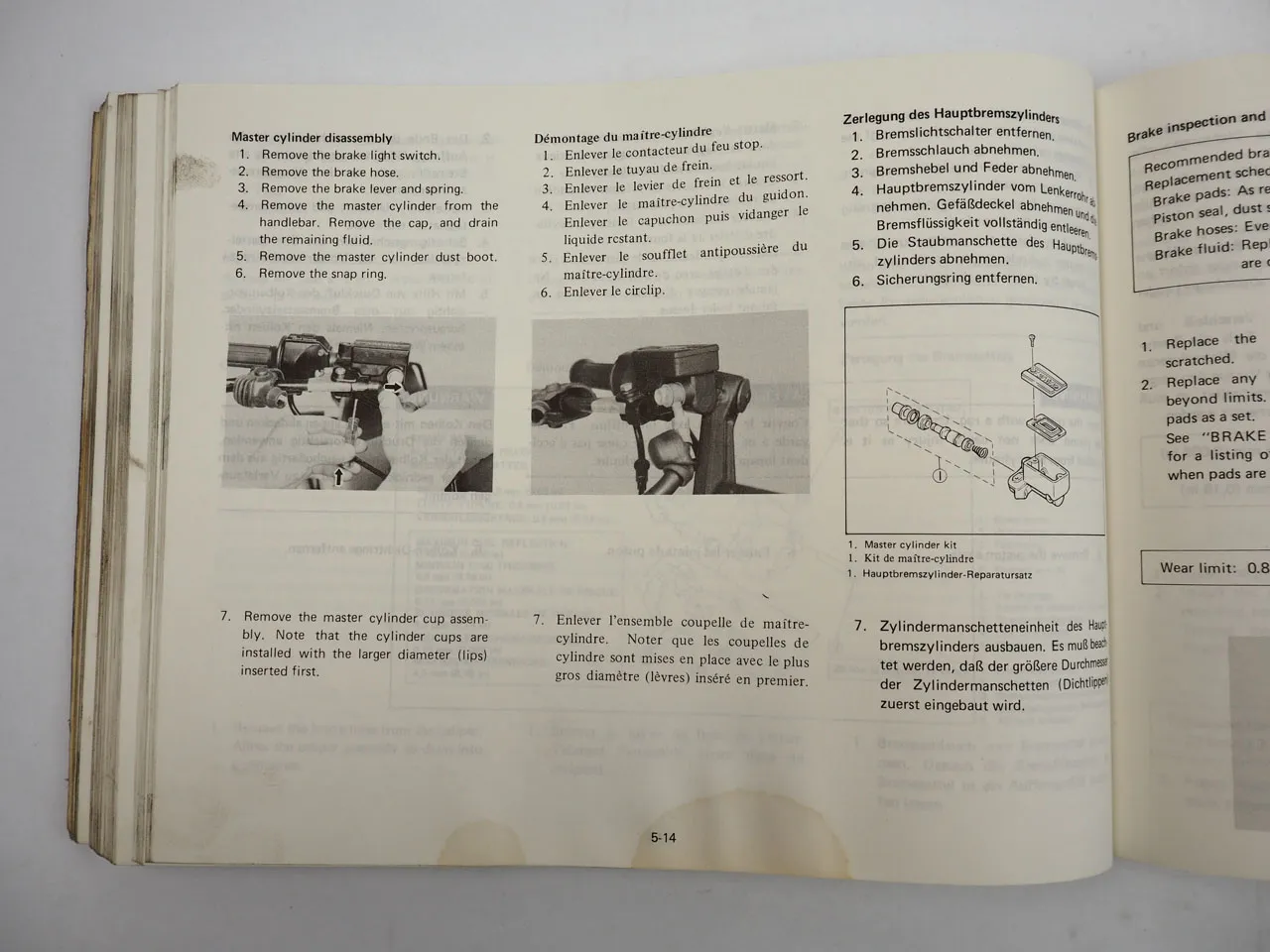 Yamaha XZ 550 11U Werkstatthandbuch Wartung Reparaturanleitung Service Manual 1982
