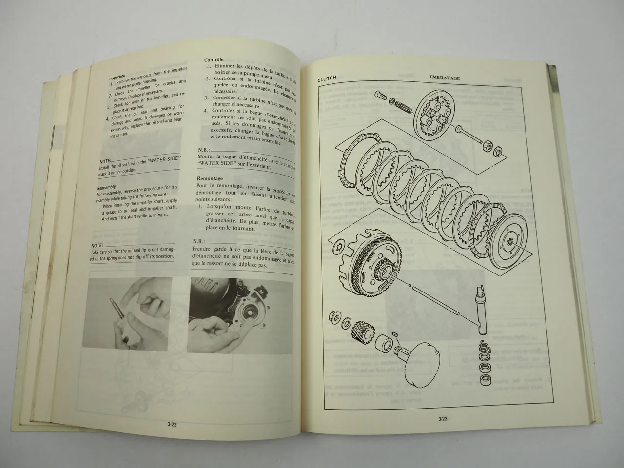 Yamaha YZ80K 22W Wartungshandbuch Owners Service Manual 1982