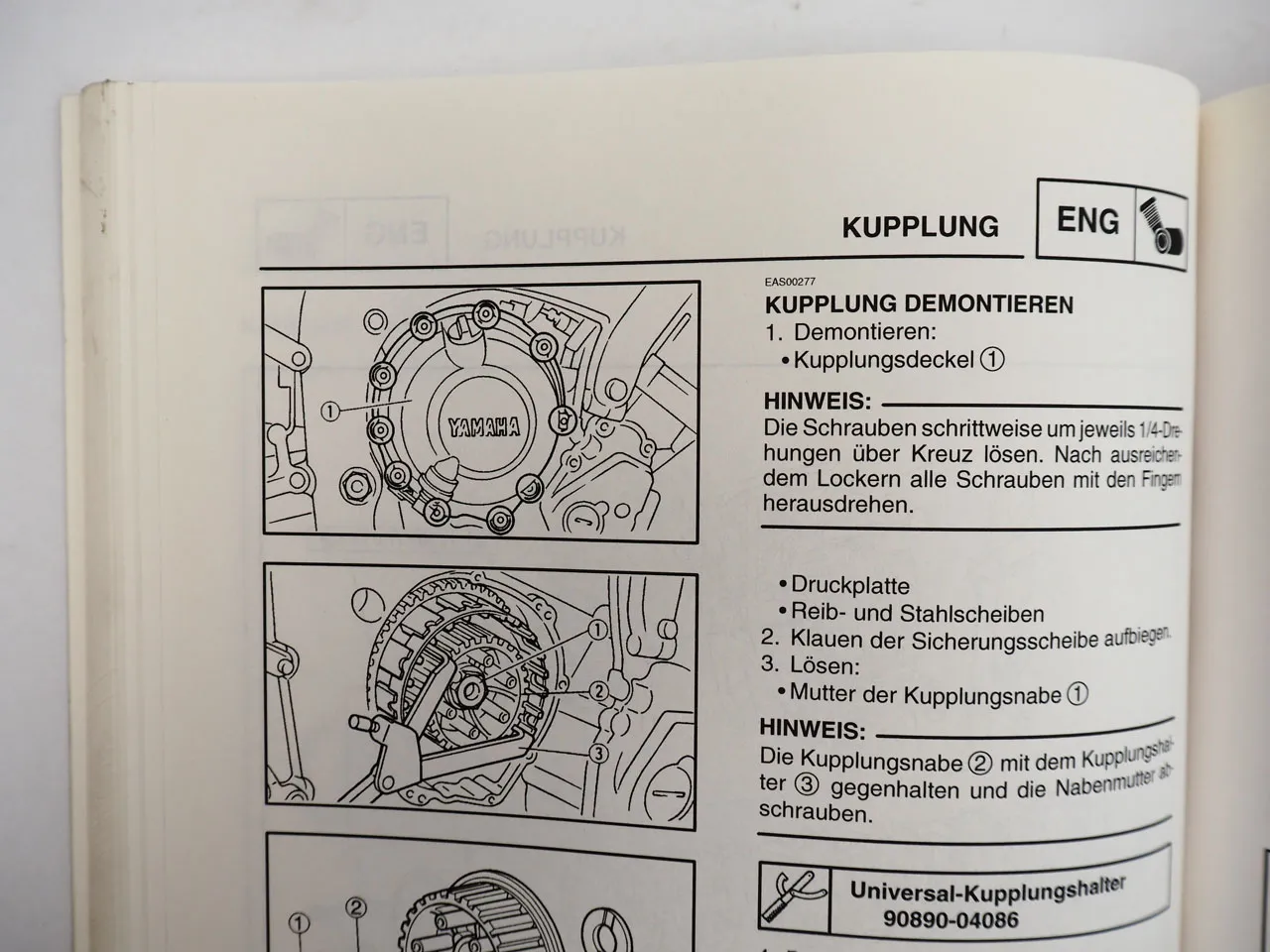 Yamaha YZF R6 RJ03 1999 Werkstatthandbuch Wartungsanleitung Reparaturanleitung