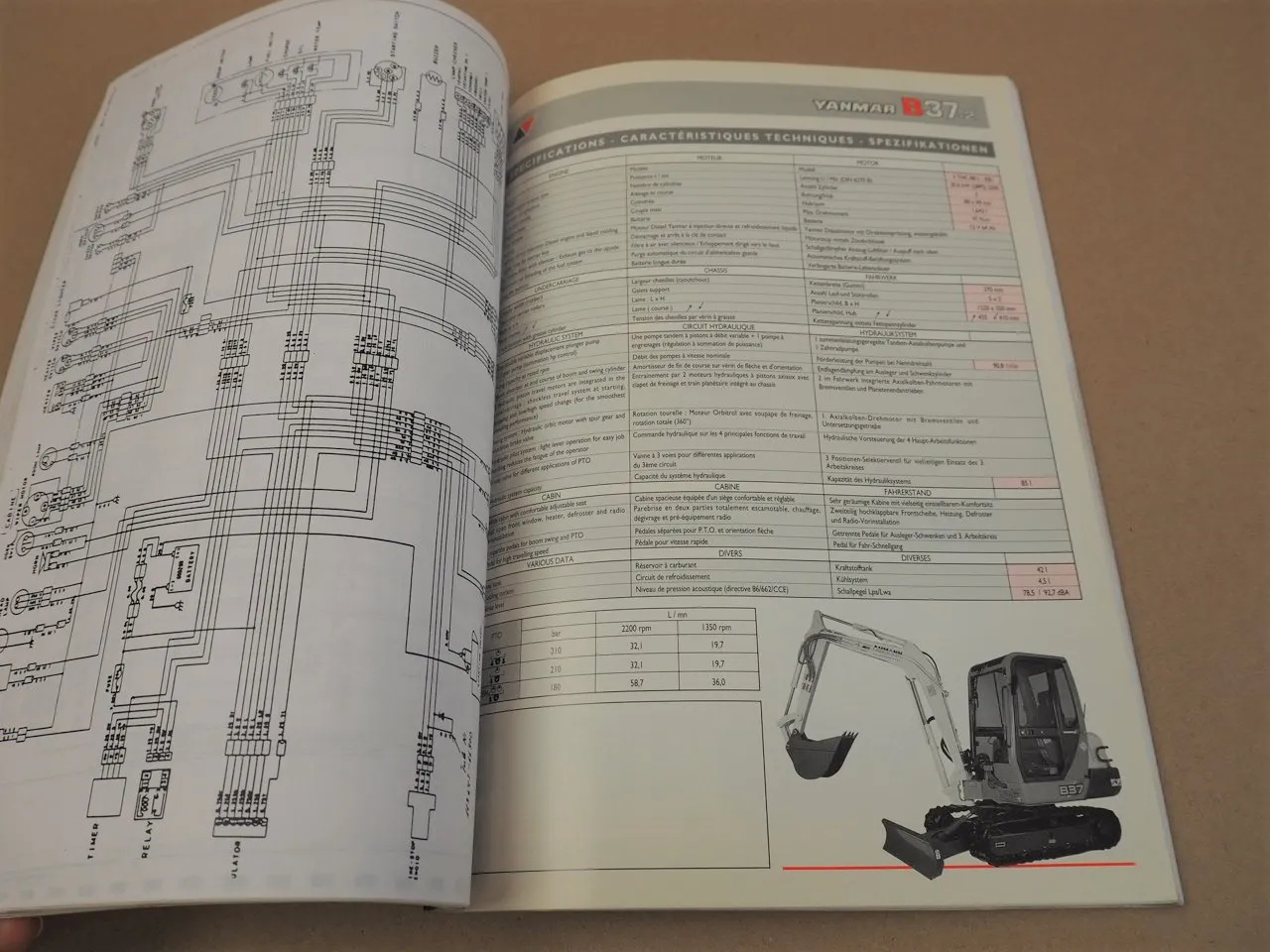 Yanmar Ammann Scoppy B03 05 17-2 22-2 27-2 37-2 50-2 B5 YP401W