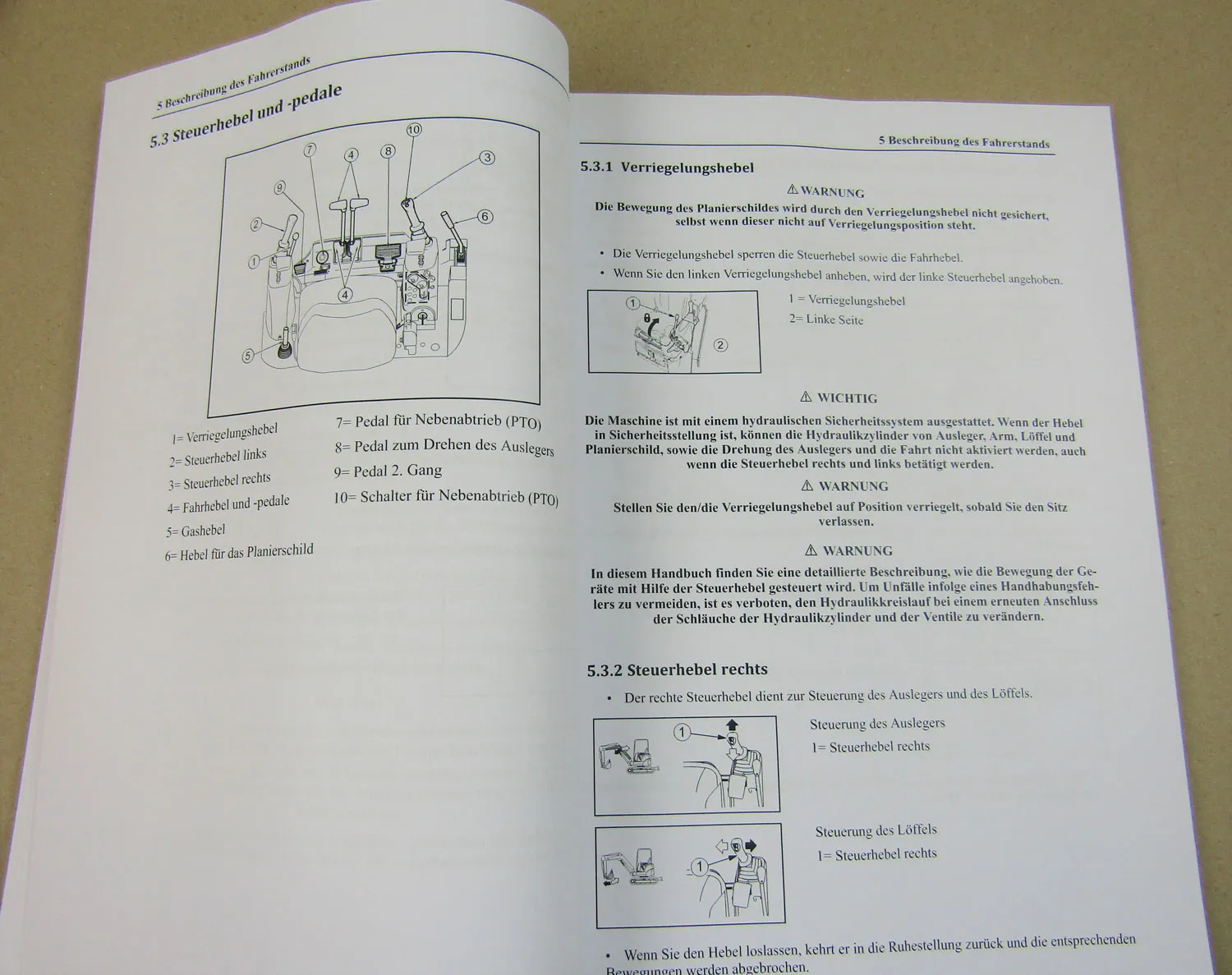 Yanmar ViO 33U Bedienungsanleitung Ersatzteilliste 2015/16 Wartungsscheckheft