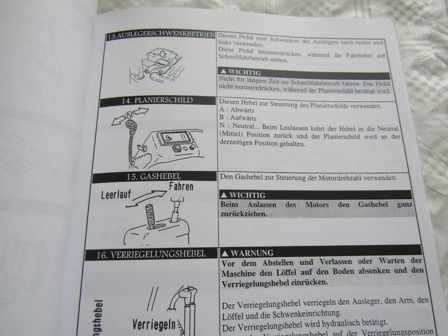 Yanmar ViO30 Bedienung Betriebsanleitung Ersatzteilliste in engl. Parts List