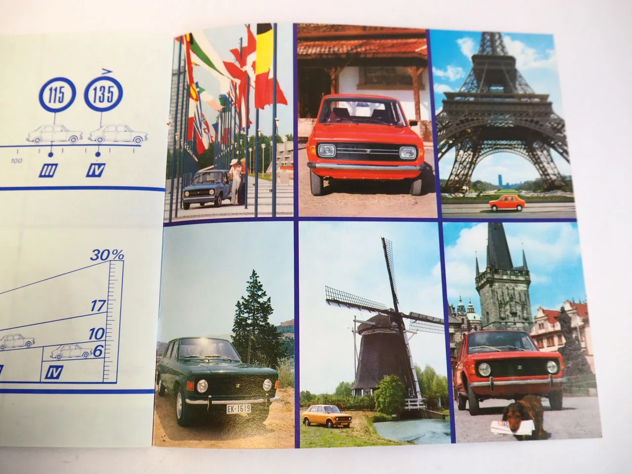 Zastava 1100 PKW Prospekt 1970er Jahre Jugoslawien