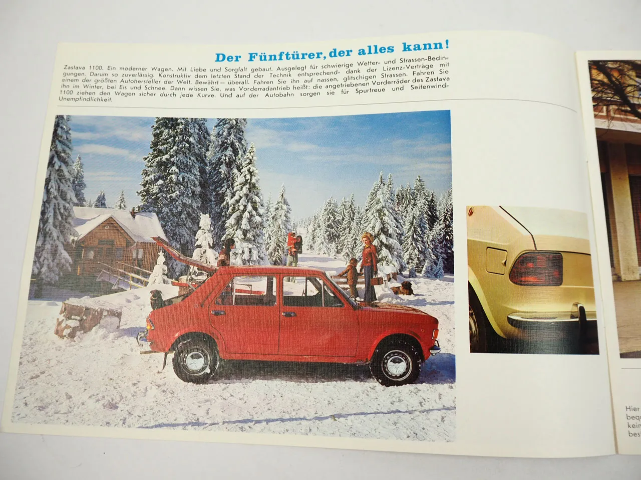 Zastava 1100 PKW Prospekt 1973 Jugoslawien