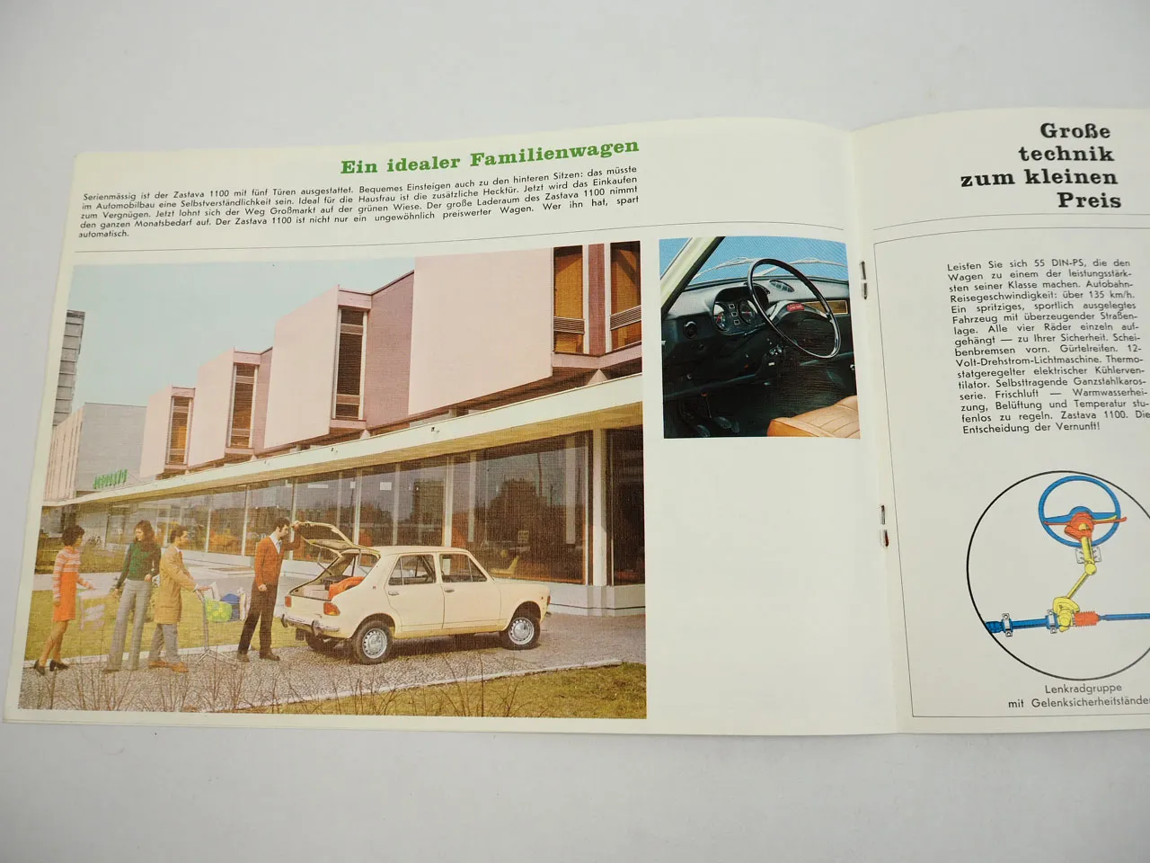 Zastava 1100 PKW Prospekt 1973 Jugoslawien