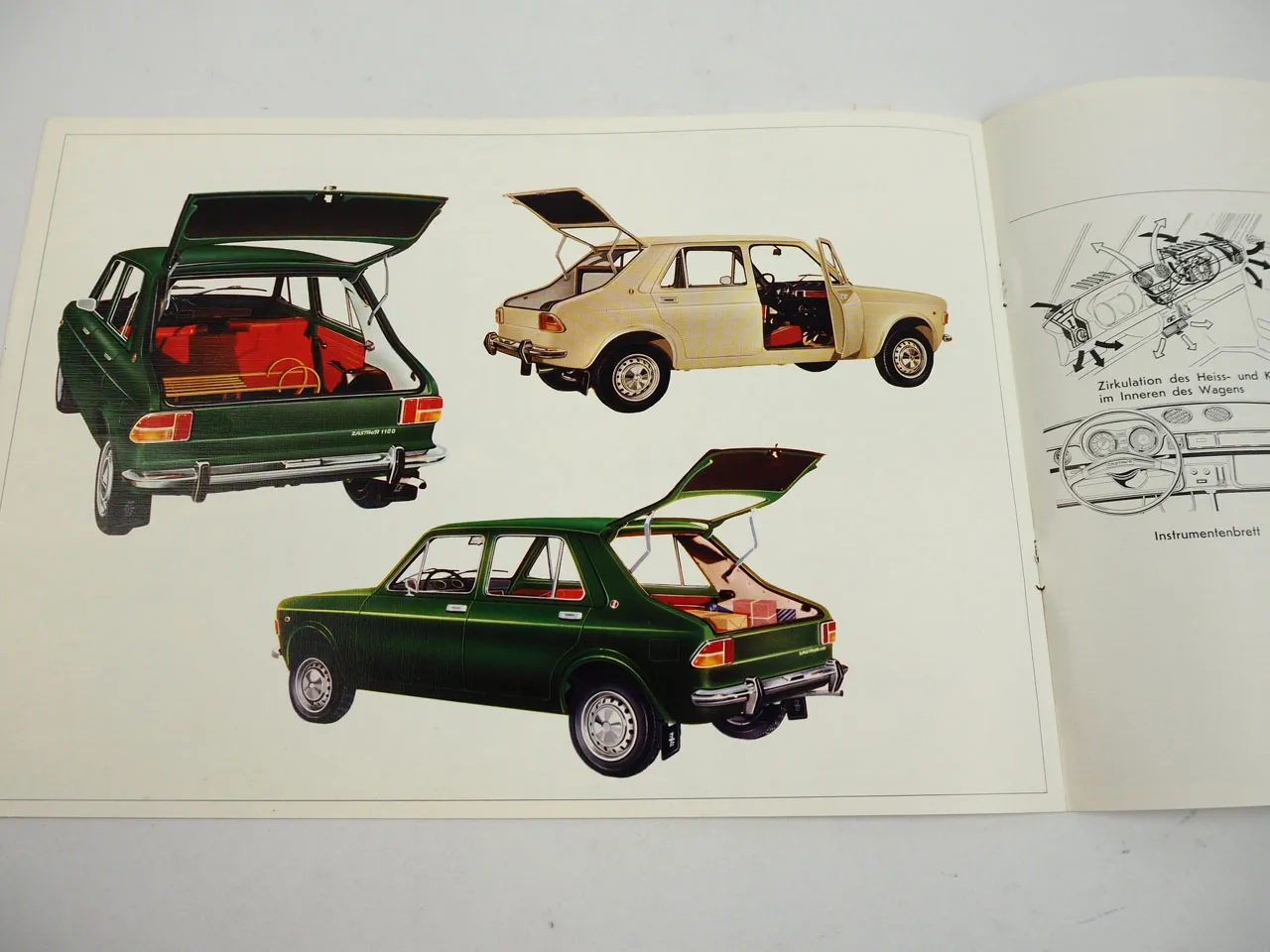 Zastava 1100 PKW Prospekt 1973 Jugoslawien