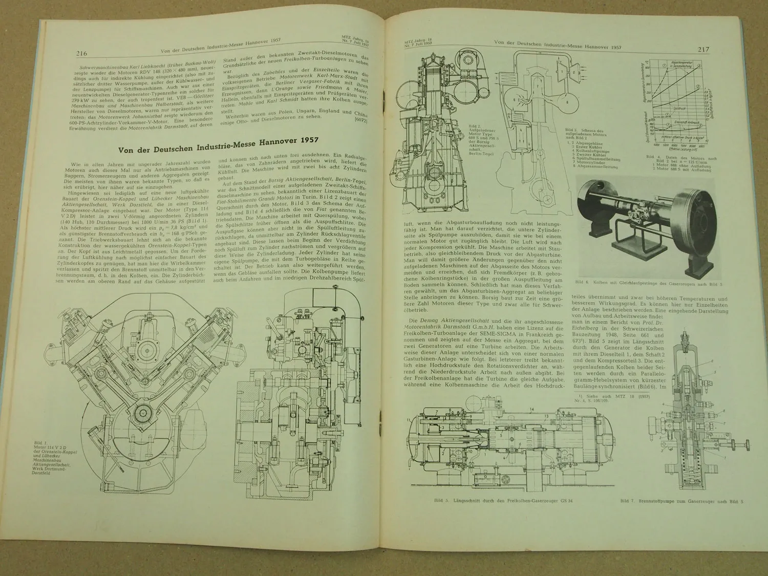 Zeitschrift MTZ Deutz Dieselmotoren für Straßenfahrzeuge Schienenfahrzeuge 1957