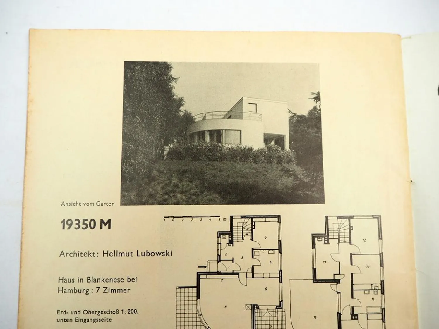 Sonderheft Nr.7 Bauwelt Verlag 25 Einfamilien Häuser 1930er Jahre Architektur