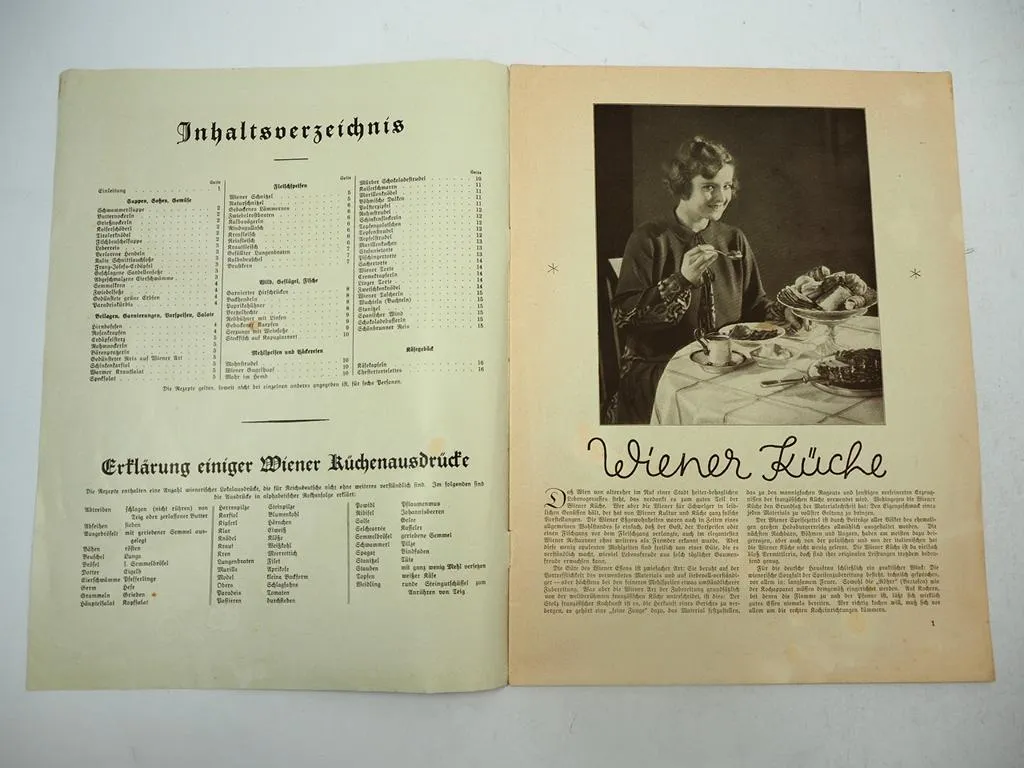 Zeitschrift Ullstein Sonderheft Nr. 83 Wiener Küche mit Rezepten 1930er Jahre
