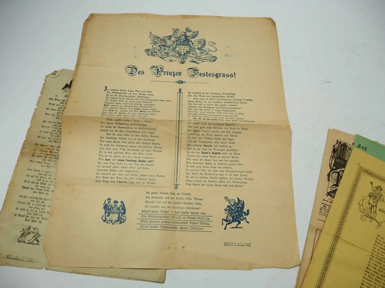 Zeitschriften Blätter Kölner Karneval 1898