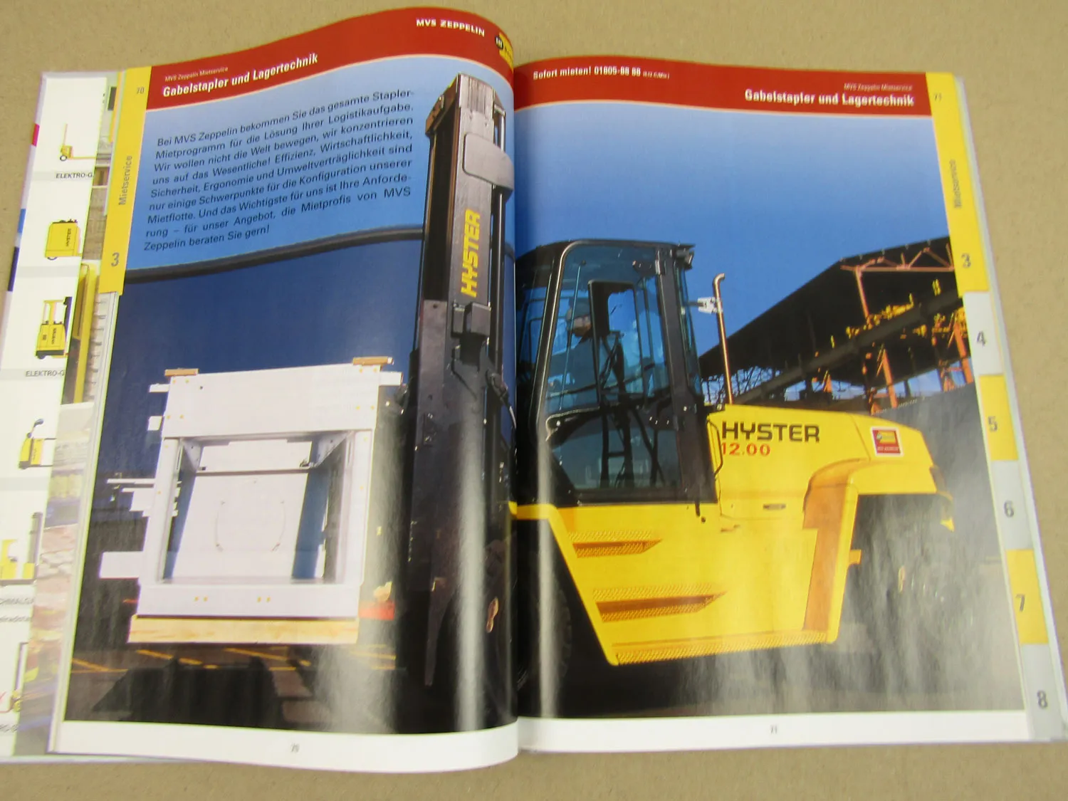 Zeppelin Hyster Katalog Gabelstapler Ersatzteile Zubehör 2005/2006