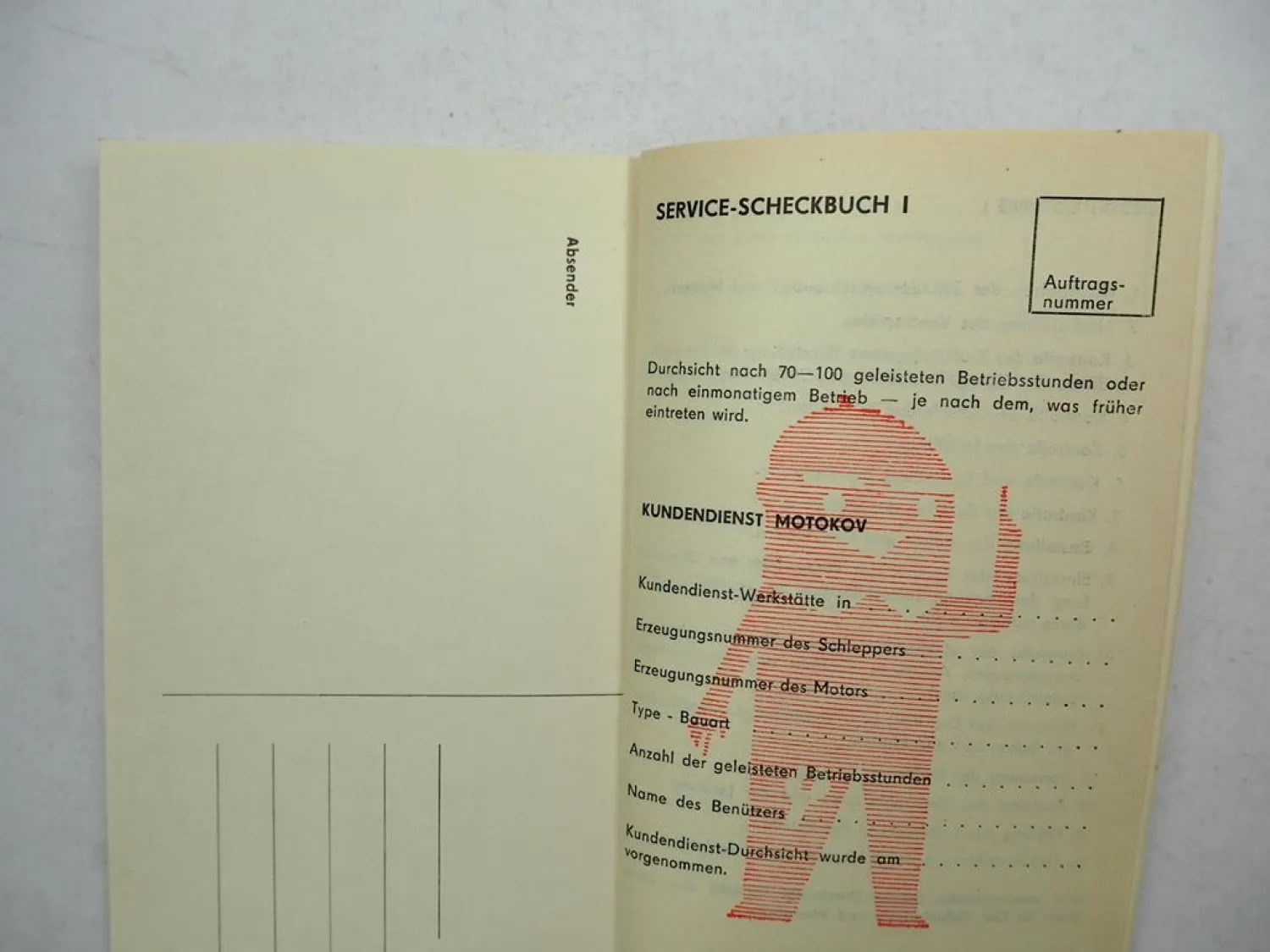 Zetor 10011 10045 16045 Traktor Betriebsanleitung Wartung Scheckbuch 1979