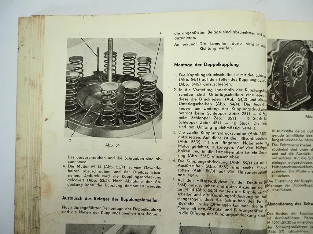 Zetor 2511 3511 4511 3545 3513 Traktor Werkstatthandbuch Reparatur 1970