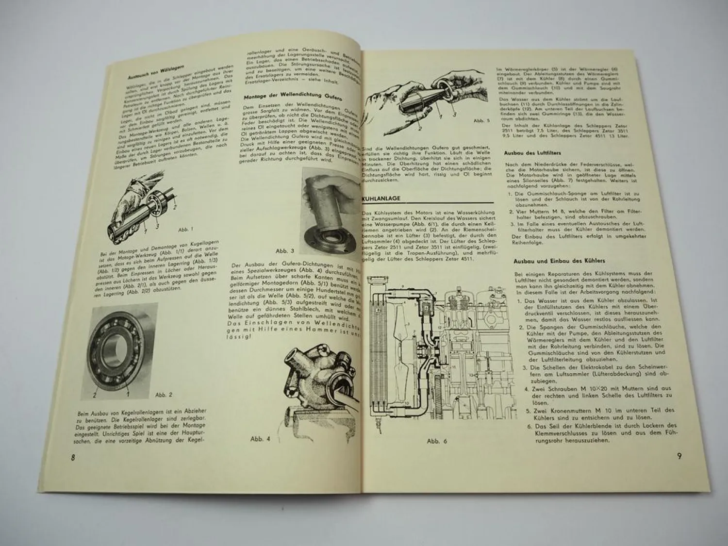 Zetor 2511 3511 4511 3545 3513 Traktor Werkstatthandbuch Reparatur Montage Demontage
