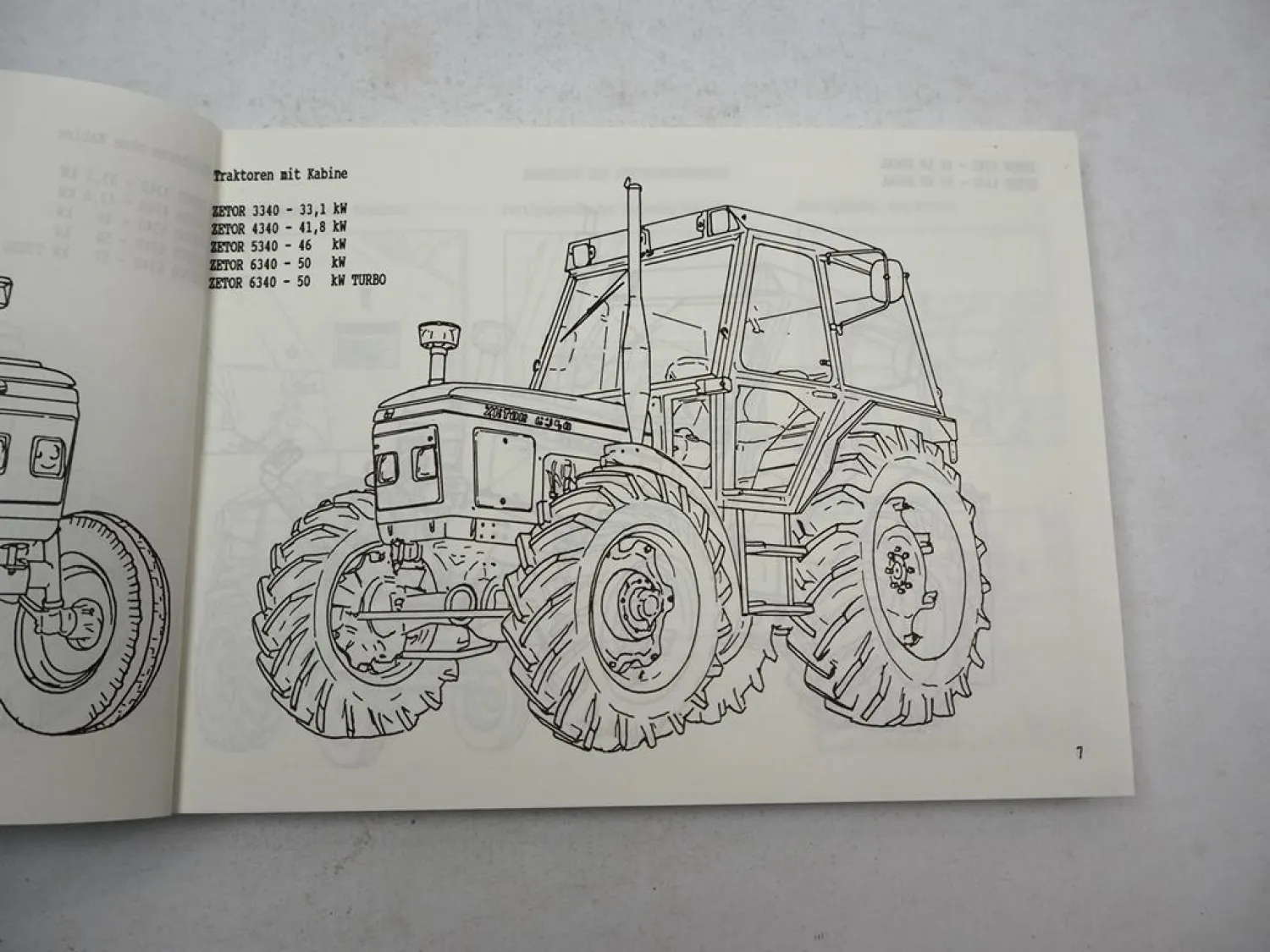 Zetor 3320 4320 5320 6320 3340 bis 6340 Horal Turbo Betriebsanleitung 1993