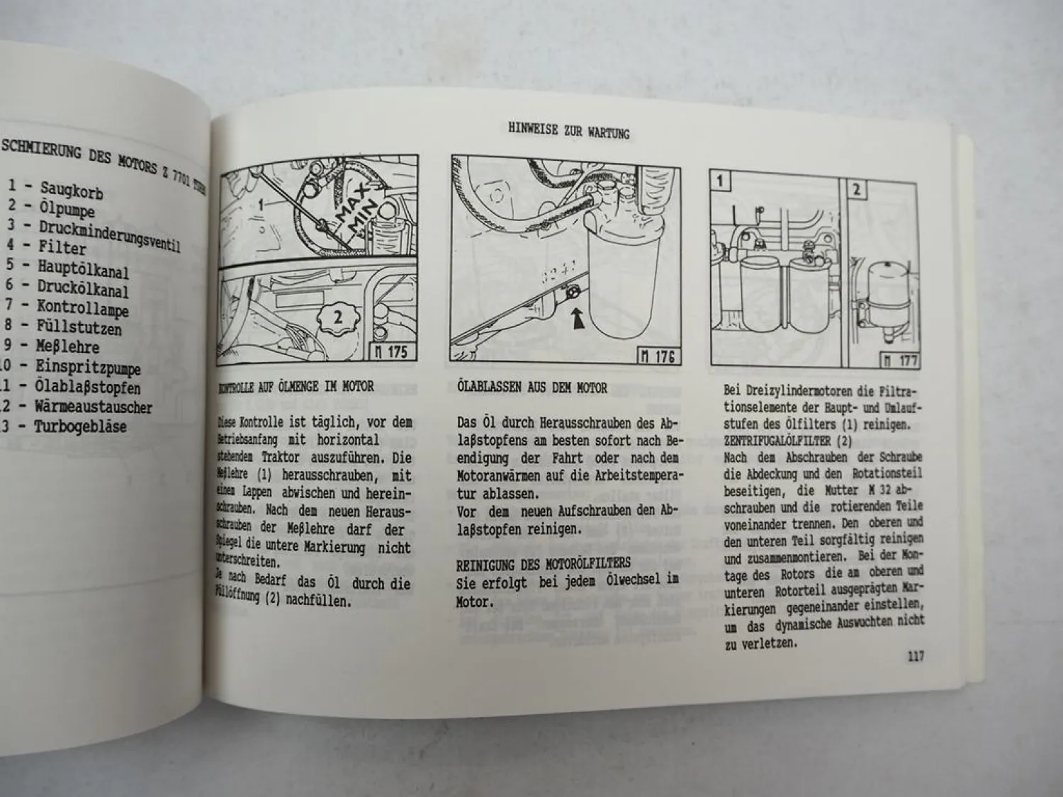 Zetor 3320 4320 5320 6320 3340 bis 6340 Horal Turbo Betriebsanleitung 1993