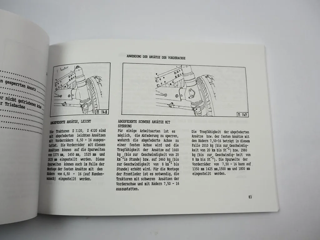 Zetor 3320 4320 5320 6320 3340 bis 6340 Horal Turbo Betriebsanleitung Bedienungsanleitung
