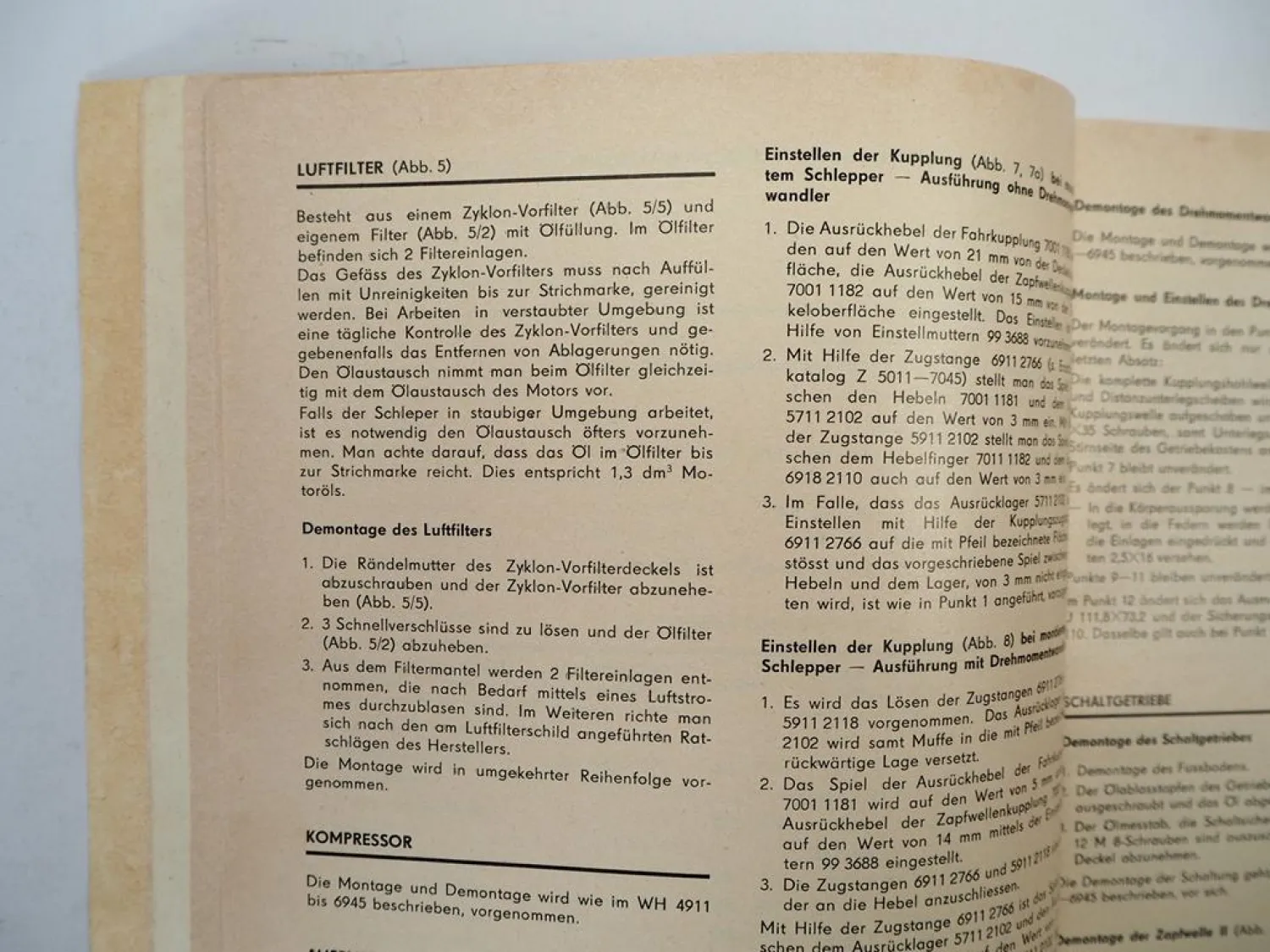Zetor 5011 6011 6045 7011 7045 Ergänzung Werkstatthandbuch Workshop Manual 1980