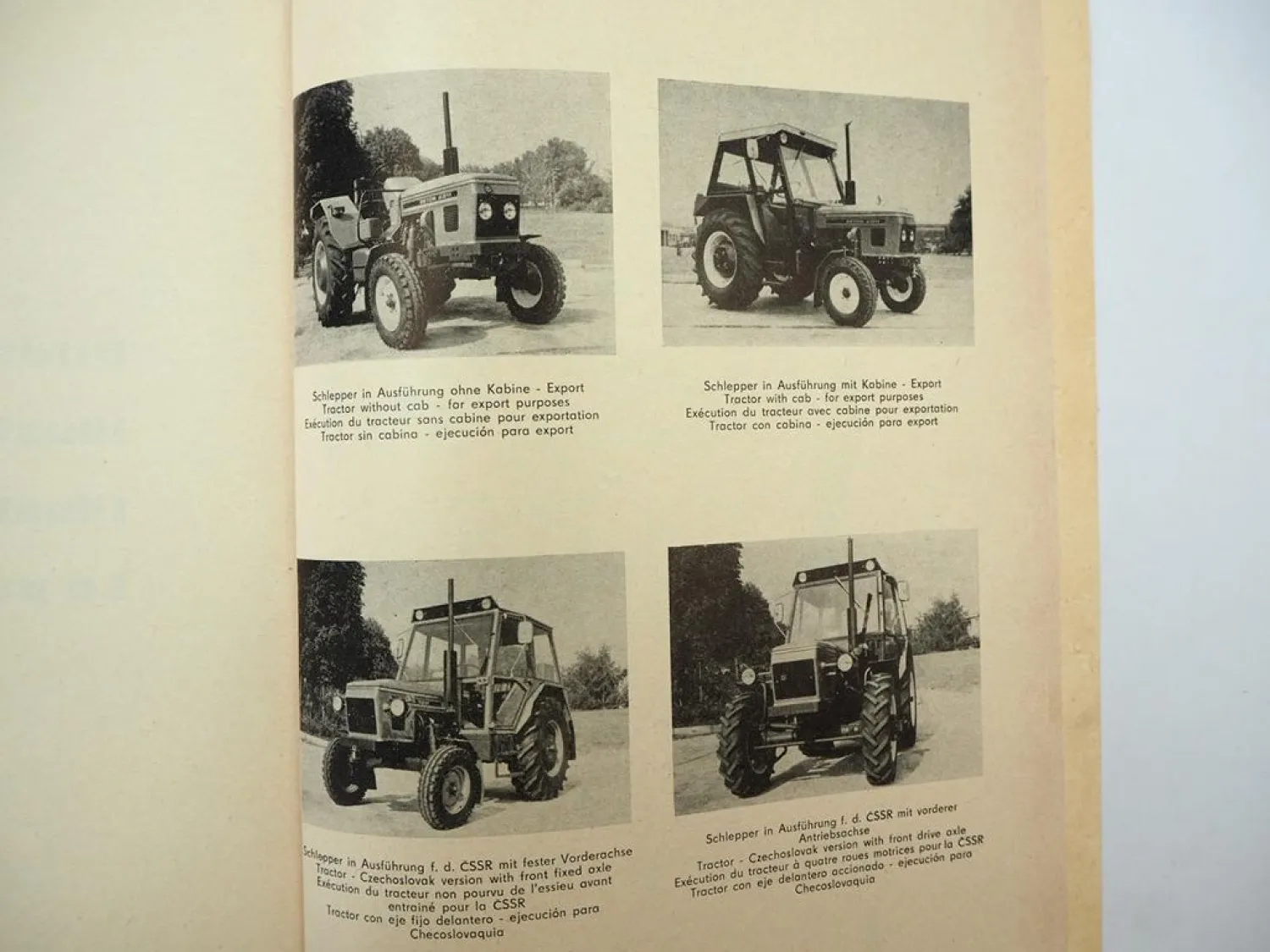 Zetor 5011 6011 6045 7011 7045 Ersatzteilliste Ergänzung Werkstatthandbuch 80/82