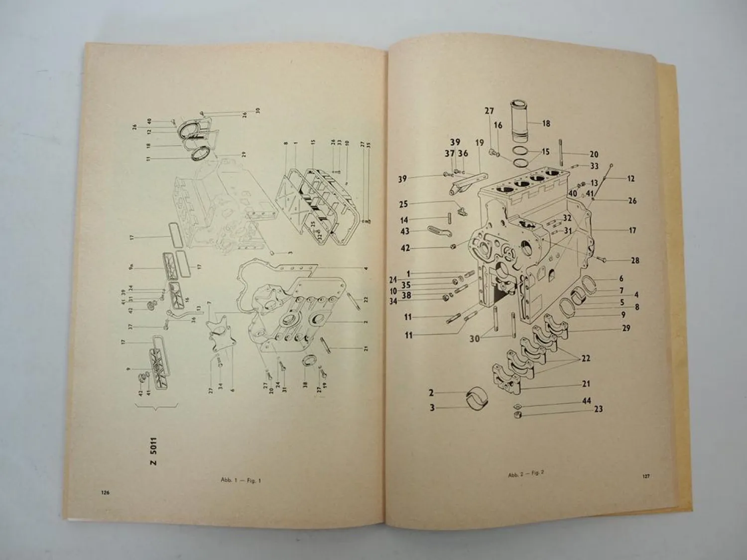 Zetor 5011 6011 6045 7011 7045 Ersatzteilliste Ergänzung Werkstatthandbuch 80/82