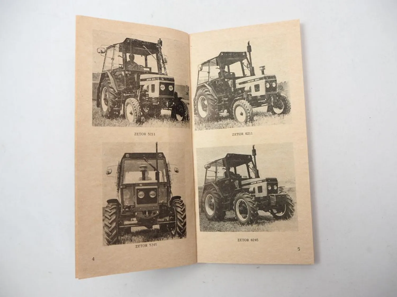 Zetor 5211 5245 6211 6245 7211 7245 Betriebsanleitung Scheckbuch 1984