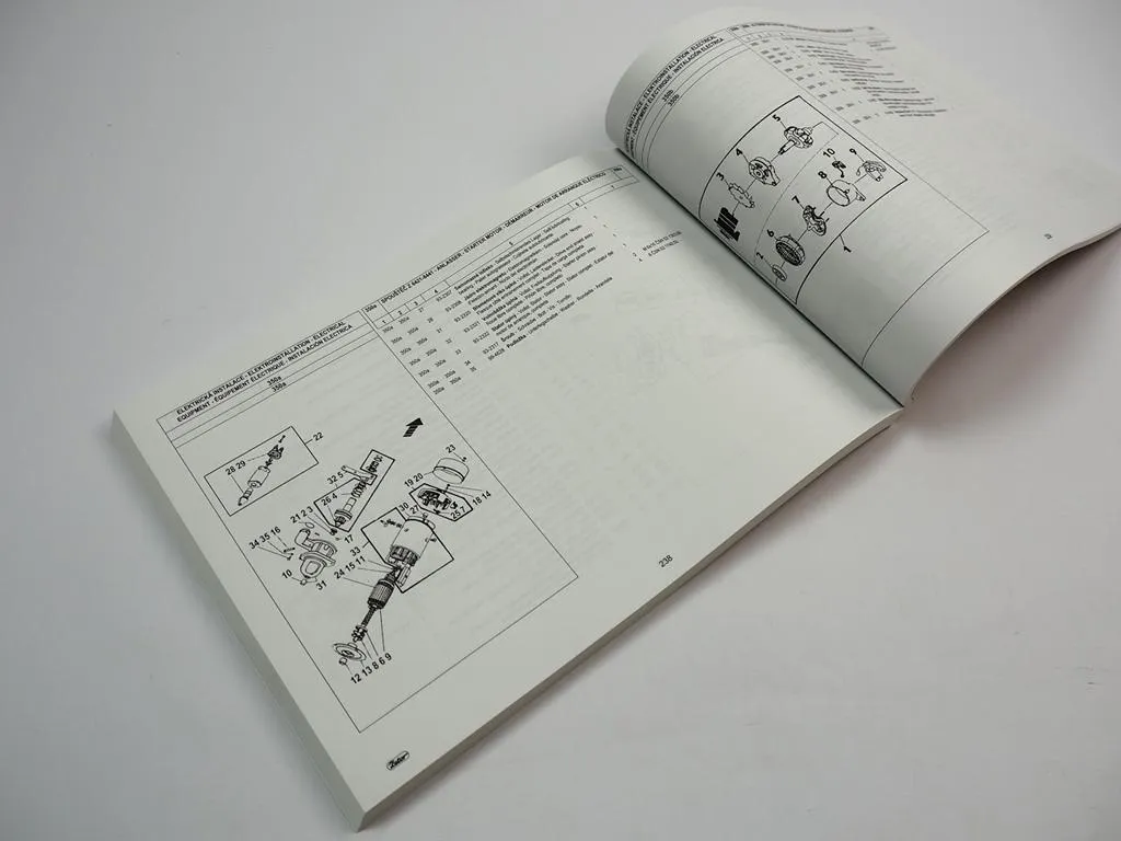 Zetor 6421 6441 7421 7441 8421 8441 turbo Ersatzteilliste Spare Parts List 2004