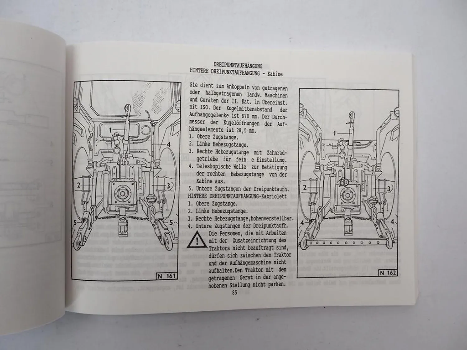 Zetor 7520 7540 8520 8540 9520 9540 10520 10540 Turbo Betriebsanleitung 1995