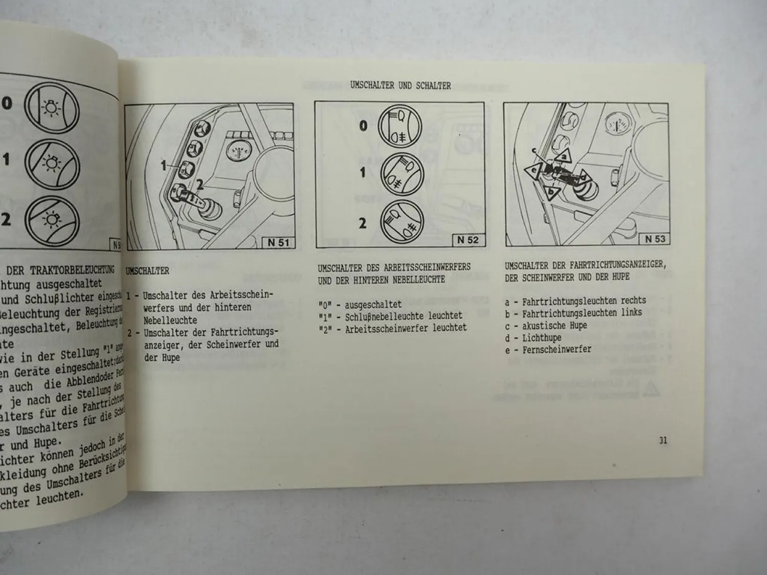 Zetor 8520 8540 9520 9540 Turbo Traktor Betriebsanleitung Bedienung Wartung 1992