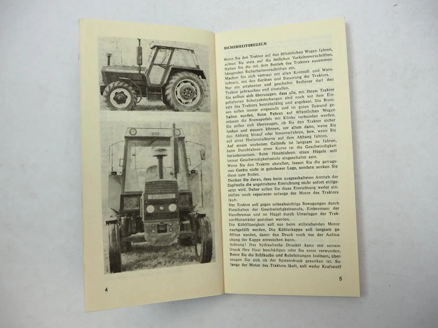Zetor 9111 9145 14145 Traktor Betriebsanleitung Wartung Scheckbuch 1986