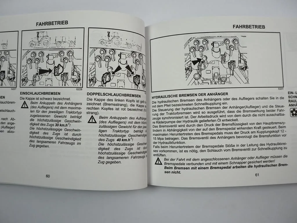 Zetor Proxima Plus 85 95 105 Betriebsanleitung Bedienungsanleitung