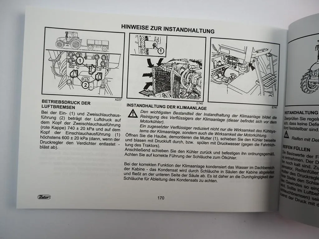 Zetor Proxima Power 85 95 105 115 Betriebsanleitung Bedienungsanleitung 2009