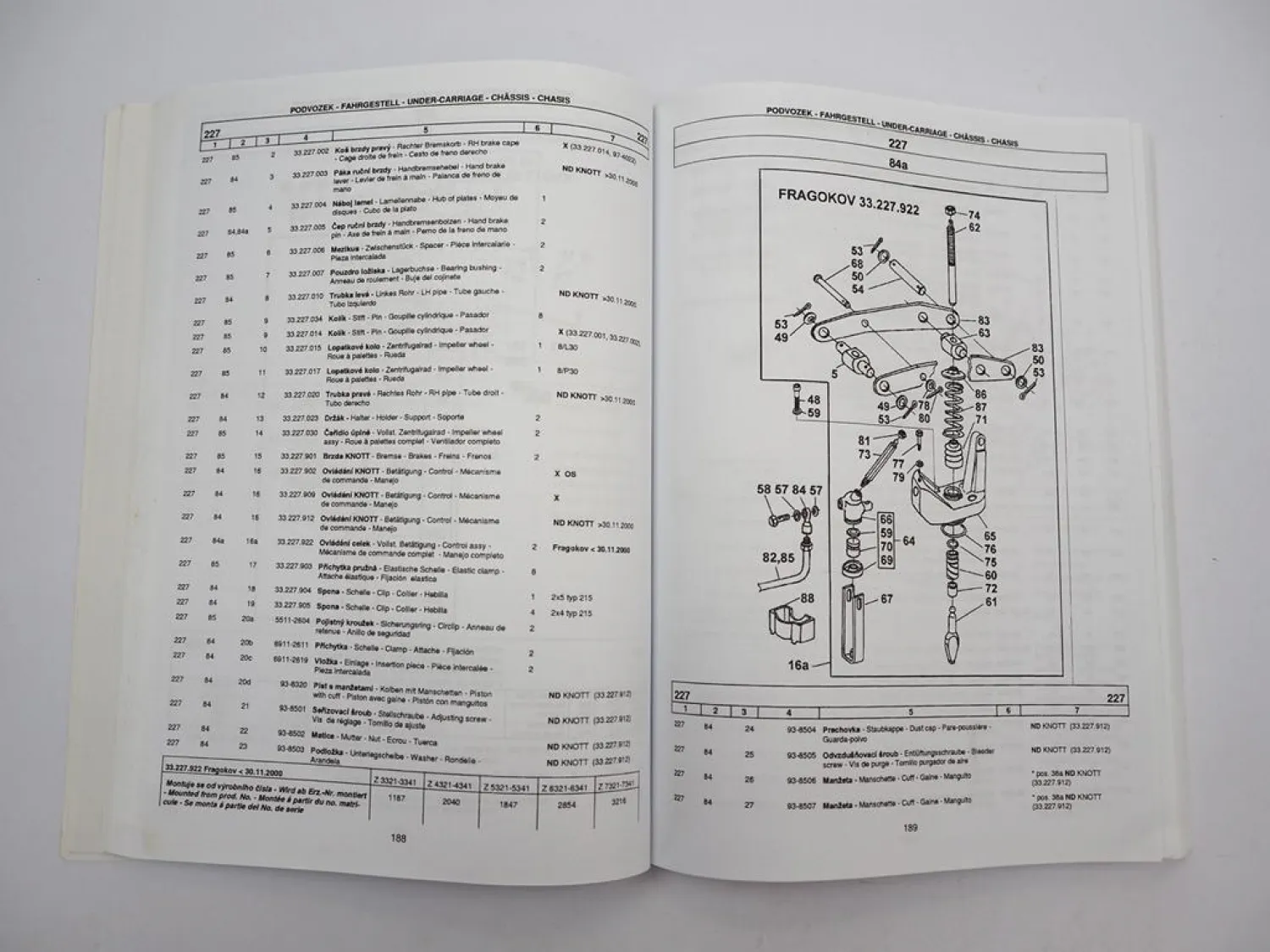 Zetor Z 3321 - 7321 3341 - 7341 Super Turbo Ersatzteilliste Parts List 5/2003