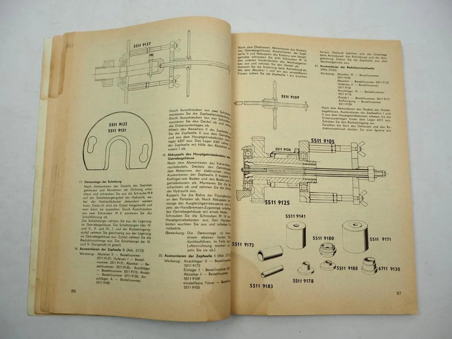Zetor Z 4911 5911 5945 6911 6945 Traktor Werkstatthandbuch Reparatur 1979