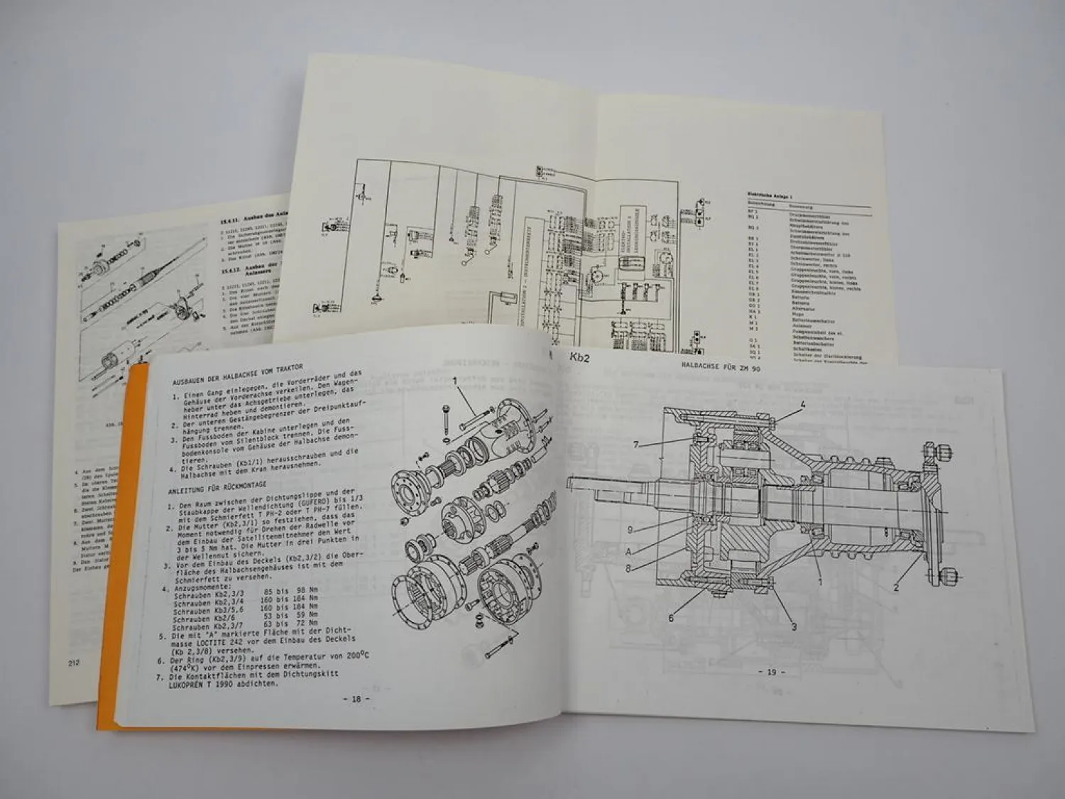 Zetor ZTS 8211 - 12211 8245 - 16245 Super Traktor 2x Werkstatthandbuch 1988/95